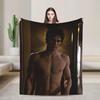 Damon Salvatore Flannel Blanket  Soft Durable Bedding Throws for Couch Bed Airplane Travel Novelty Bedspread Sofa Bed Cover