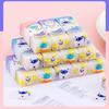 Cute Fruit Jelly Pencil Erasers Non-Toxic Soft Fun Animal Food Shaped Erasers for Kids Student School Stationery Gift