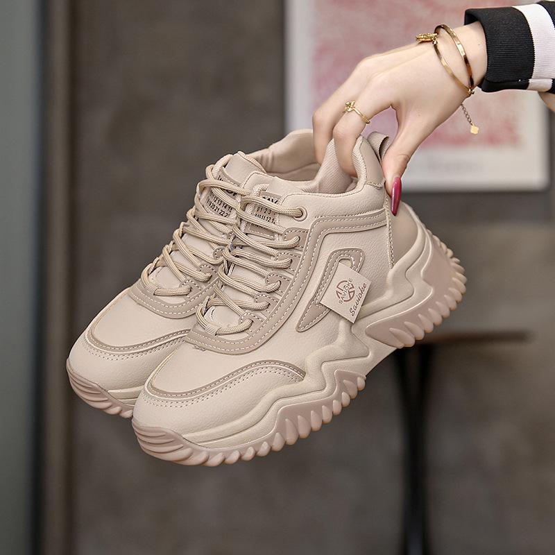 

2025 autumn new ins Korean version of Chinese top little white shoes female students platform versatile casual sports board shoes 1303 35
