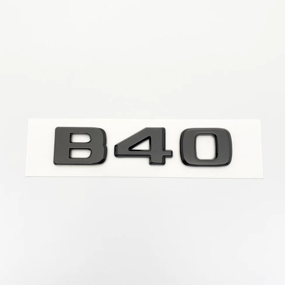 אותיות שחורות מבריקות 550G 4X4 850 550 D35 B40 D6S B63 סמל למרצדס בנץ Brabus G מכונית פגוש תא מטען אחורי W464 מדבקת לוגו