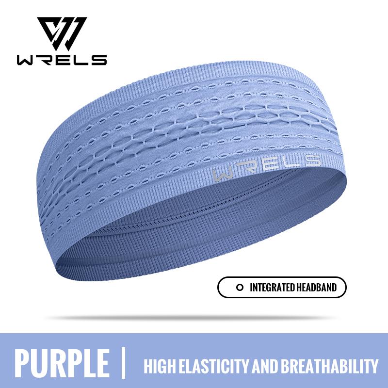 

1pc Sport Headbands for Men Women Non-Slip Moisture Wicking Workout Sweatband Fitness Running Cycling Football Yoga Hairband светло-фиолетовый
