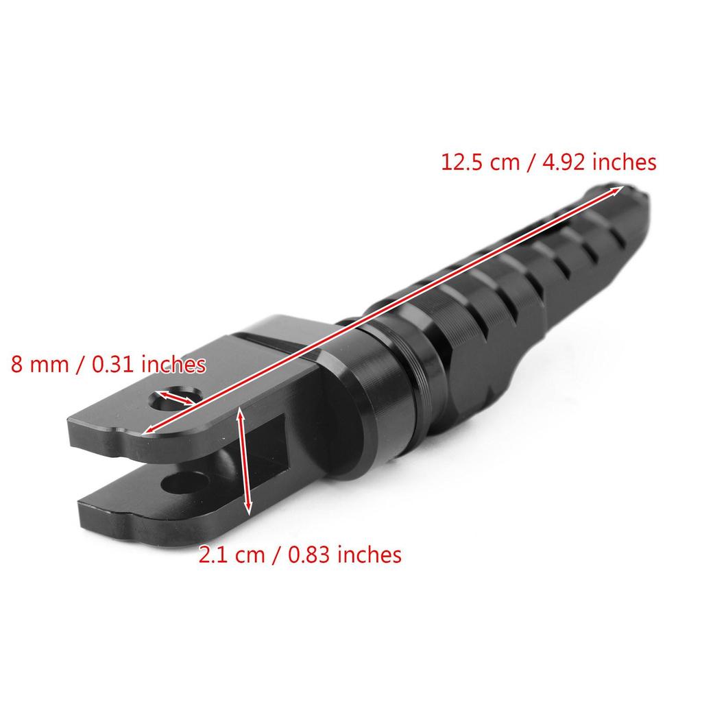 Front Footrests Foot Peg for BMW R nineT 14-20 Scrambler/Pure 16-20 F900R F900XR