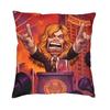 Megadeths Rock Band Square Pillow Case Home Decor Heavy Metal Band Cushions Throw Pillow For Living Room Double-Sided Printing