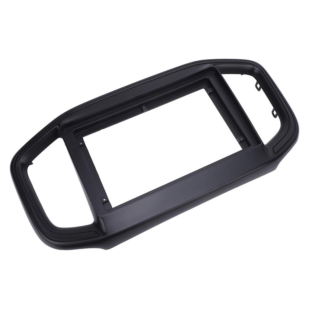 9 Zoll Navigationspaneelrahmen Kratzfest Stilvoll Schwarz Autoradio Radio Blende ABS-Paneel Blende