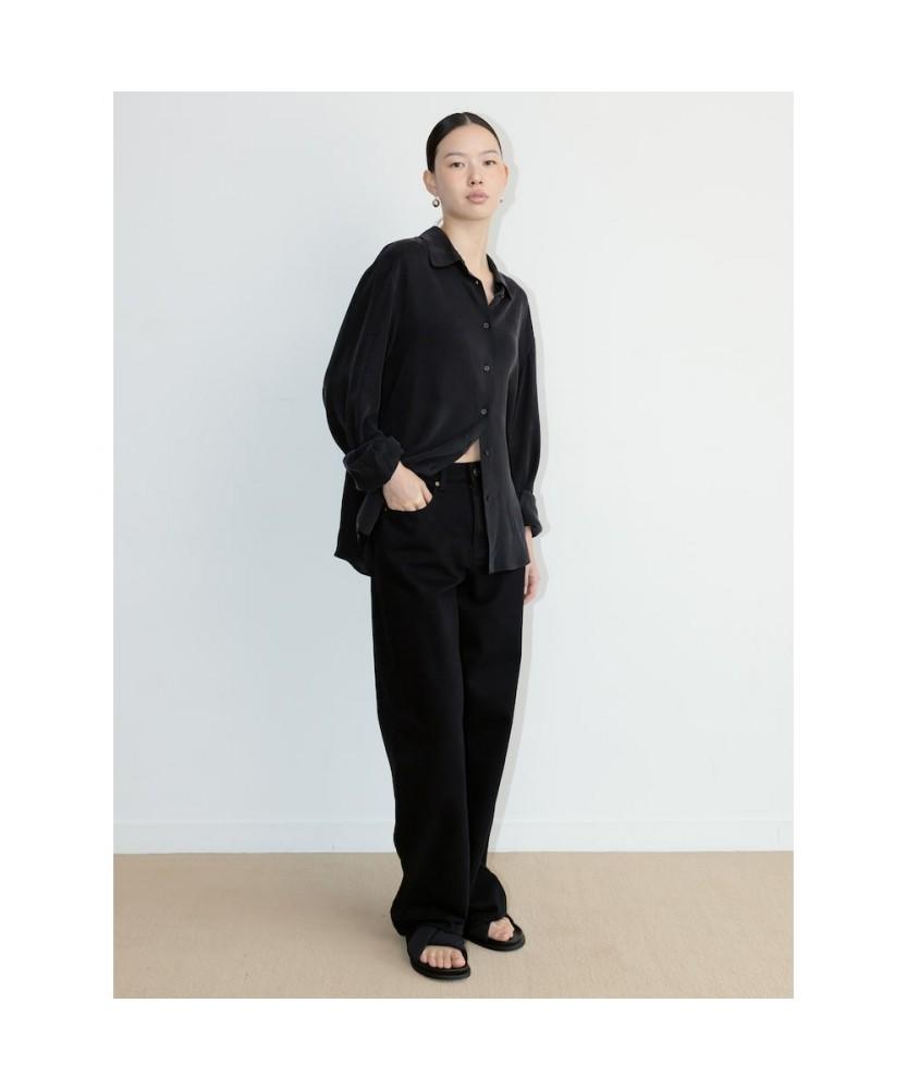 THE APERTURE [Unisex] 60S Straight Denim Pants Black (Ta6721U075)