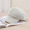 New Octagonal Hat Children's Spring and Summer Street Versatile Face Newsboy Hat Sweet Literary Plaid Beret
