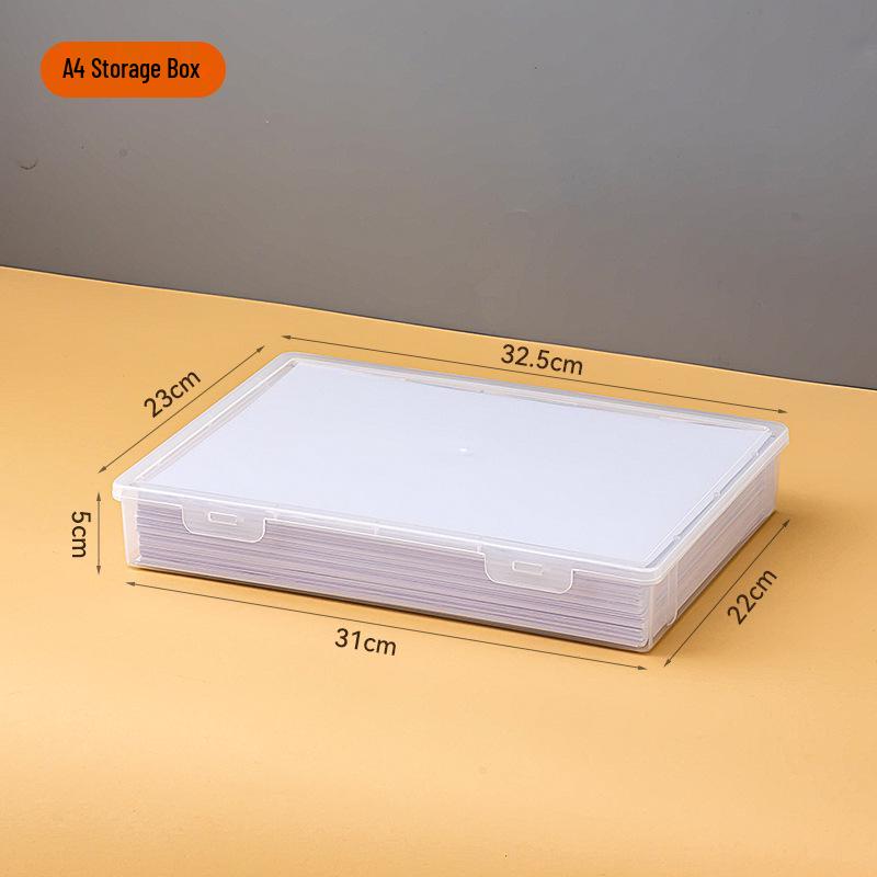 Transparent A3 File Bag - Large Capacity Art Storage Box and 8K Drawing Album Organizer
