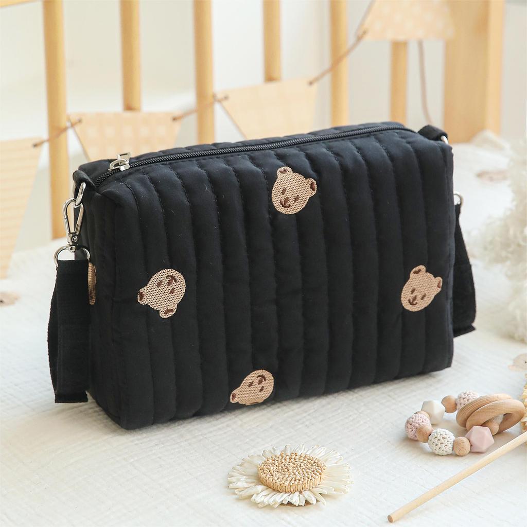 Diaper Storage Bag Large Capacity Nappy Diaper Storage Bag Multifunctional Reusable Portable for Diapers Wipes Baby Essential