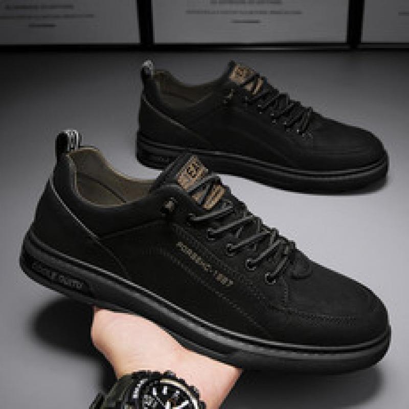 Men's Shoes Four Seasons 2025 New Trend Personalized Men's Casual Little White Board Shoes Men's Trendy Shoes Men's Korean Version Trendy Shoes Men's