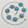 Adjustable Stone Embellished Waist Belt Bohemian Body Chain Waist Jewelry Accessory Gift for Women Outdoor Event