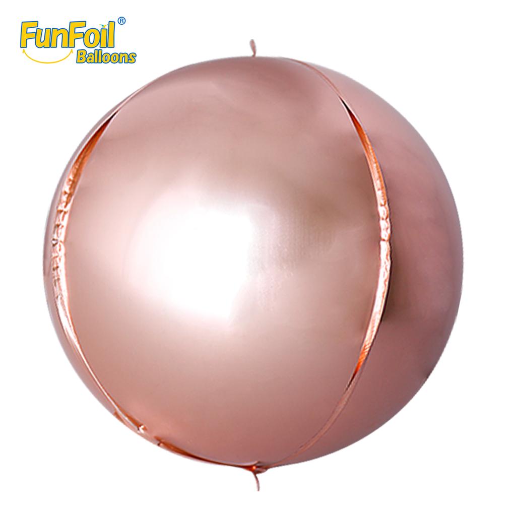 Funfoil 4D Globo 10 Inch High Quality CE ASTM-936 Certified Nylon Helium-Filled Birthday Anniversary Wedding Balloons