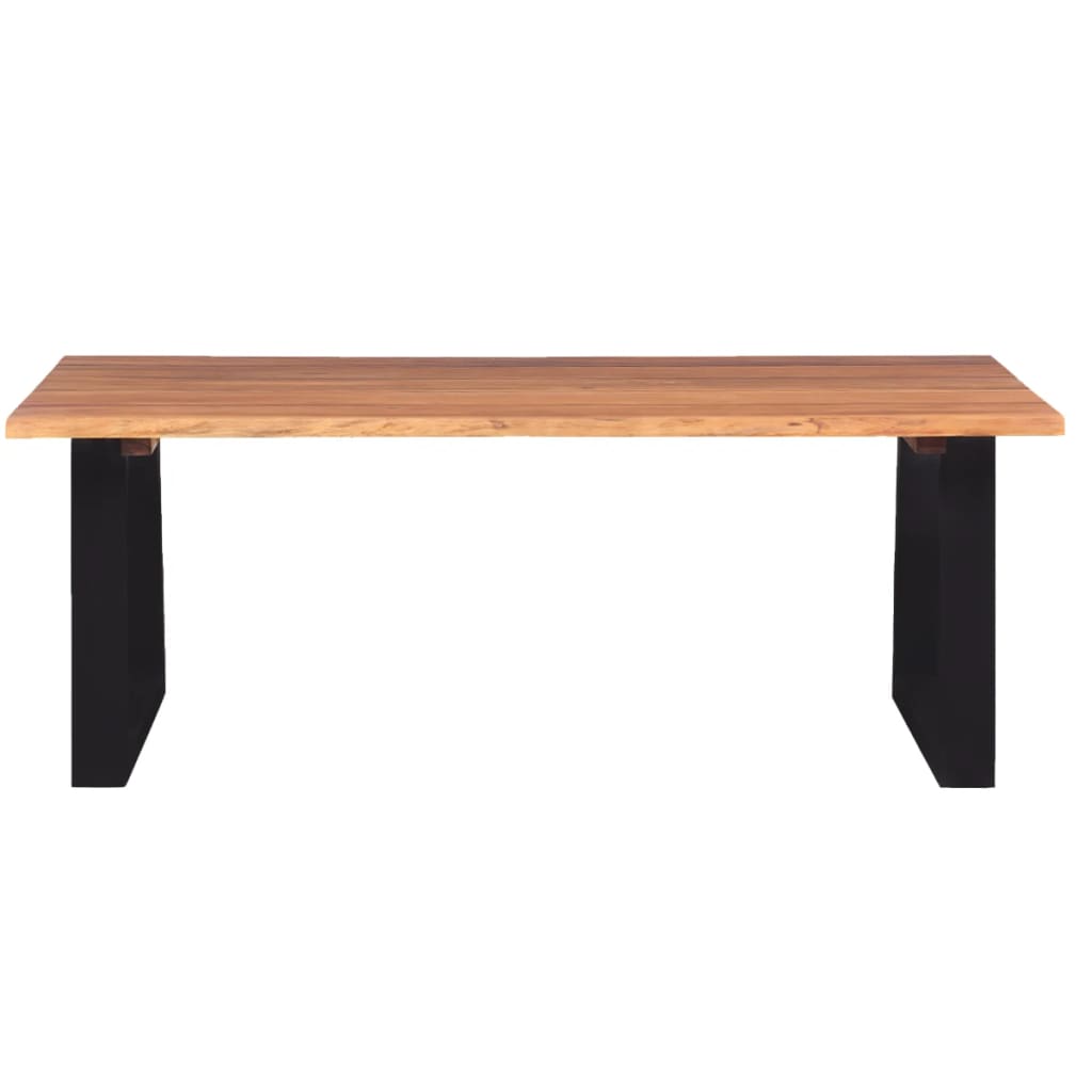 Coffee Table Solid Acacia Wood 110 x 60 x 40 cm