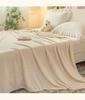 European & American Sized Exclusive Solid Color Flannel Office Blanket - Washable and Perfect for Dropshipping
