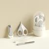 Safe Baby Nail Clipper Set: Anti-Pinch Scissors & File for Newborns and Children