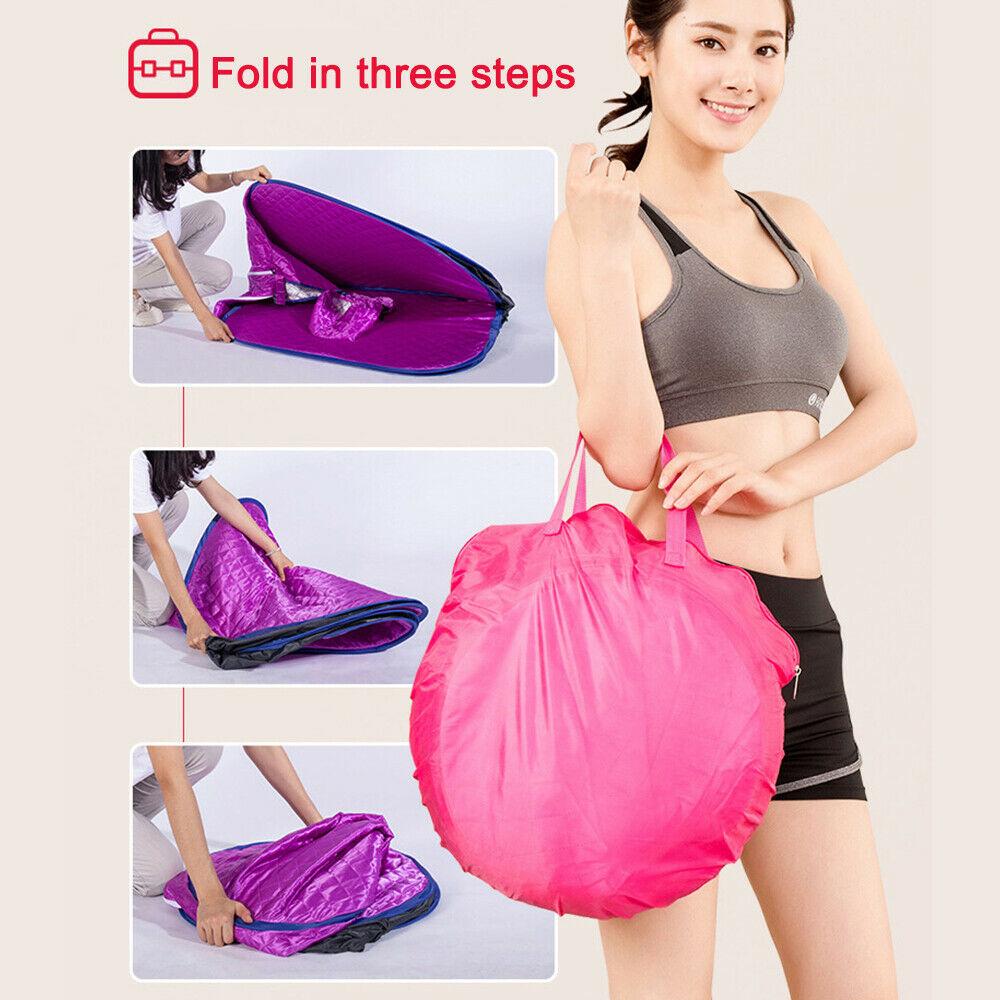 2.5L Portable Folding Steam Sauna SPA Room Tent with Steam Generator Capacity Weight Loss Detox Machine Full Body Slimming AC 220V
