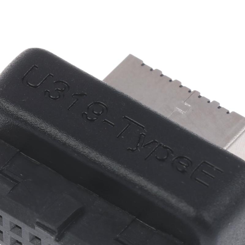 1/2/3PCS USB 3.0 19/20-Pin To Type E Adapter - USB 3.1 Type C Front Panel Header Converter For Motherboard