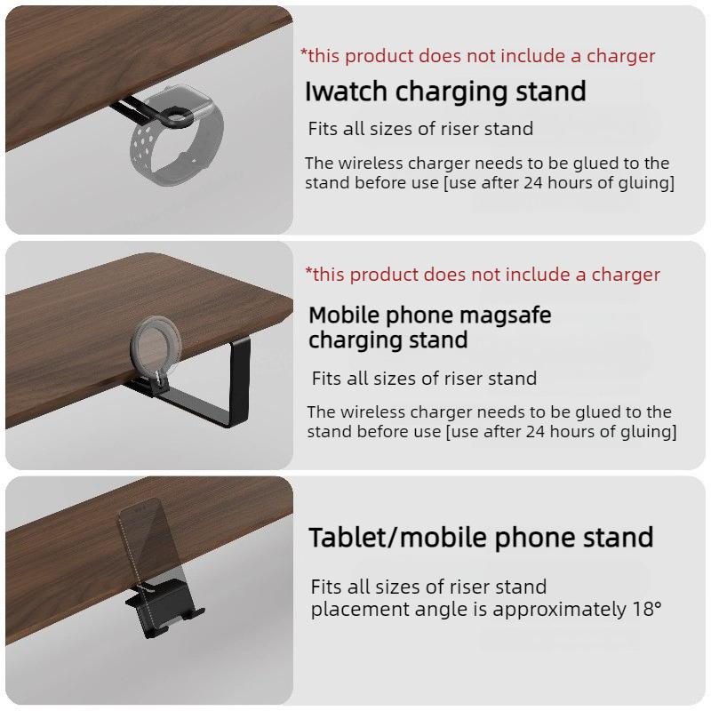 Modular Monitor Stand Accessories Laptop Phone Tablet Organizer Holder Headphone Watch Charger Bracket Monitors Storage Supplies