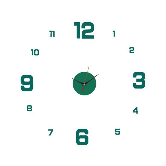 Wall Clock Frameless Home Decoration Acrylic Mirror Stickers 3D Digital Hanging Clock Modern Art Decal for Living Room