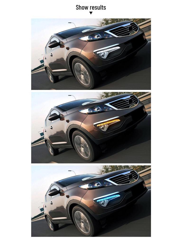 Kia Sportage LED Daytime Running Lights: Front Fog Light Replacement & Modification
