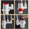 Upgrades Reverse Flows  Prevention Valves Adapter Easy To Install Not  Return Valves Joint ABS Silicone for Washing Machines