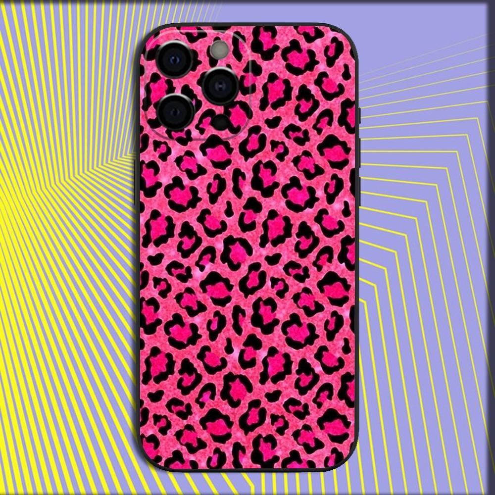 

Leopard Cheetah Print Phone Case For iPhone 16 15 14 13 12 11 Pro Max Mini X XS SE 7 8 Plus 16E Shockproof Non-Slip Cover Fundas iPhone 7 8 SE