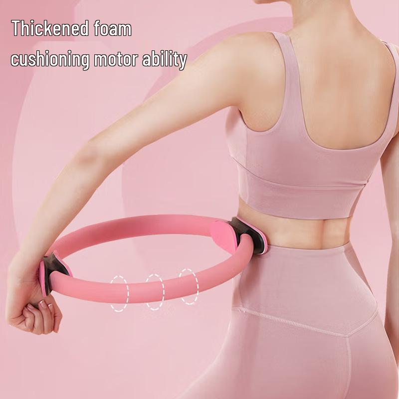 Pilates & Yoga Magic Circle: Enhance Pelvic Floor, Slim Thighs, Train Waist, Aid Fat Loss & Tone Legs for Men