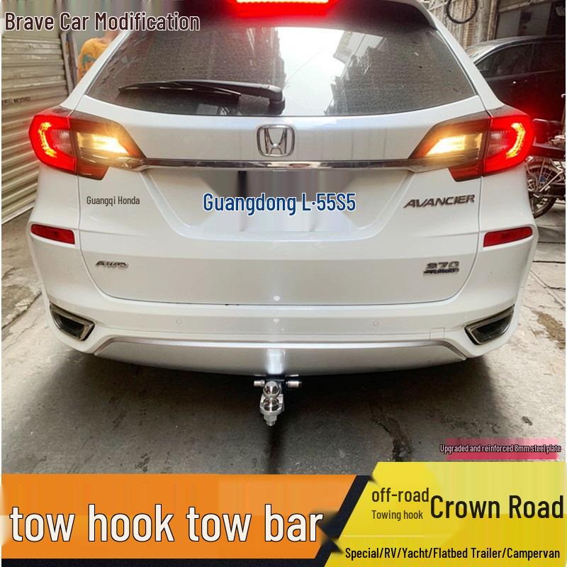 Compatible with Honda Avancier URV for trailer hitch mod, tow hook, and bike rack removal.