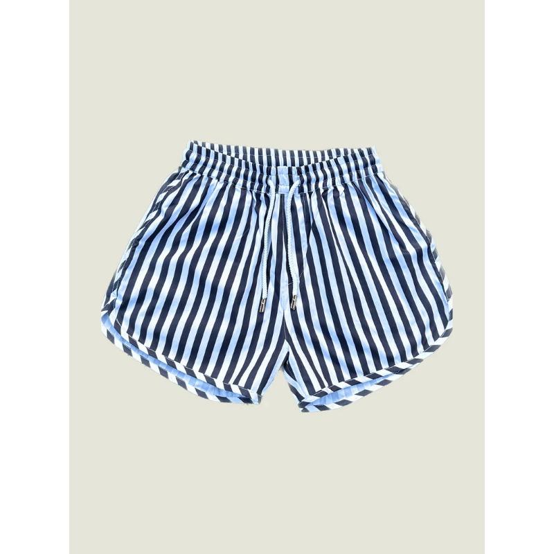 Crazy Muscle Pantaloni Scurți Sport și Casual pentru Bărbați Europeni Uscare Rapidă Imprimeu Complet Monostrat Pantaloni de Plajă