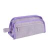 Multi-layer Pen Storage Bag Large-capacity Student Stationary Boxes Grid Pencil Case  Children
