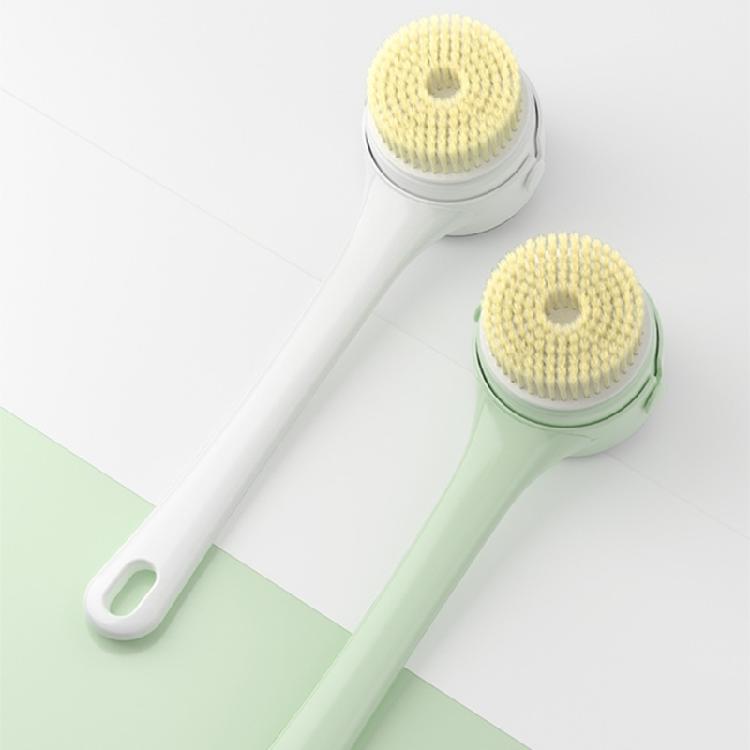 Body Scrubber 5MultiUse Brush Head IPX7 Waterproof Rechargeable Long Handle For Deep Pore Cleansing Relaxing Tool