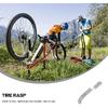 Bike Tire Rasp Tool for Inner Tube Repair, Carbon Steel Bicycle Buffer & File - Heavy Duty Puncture Repair Prep Tool for Road, Mountain & BMX Bikes -