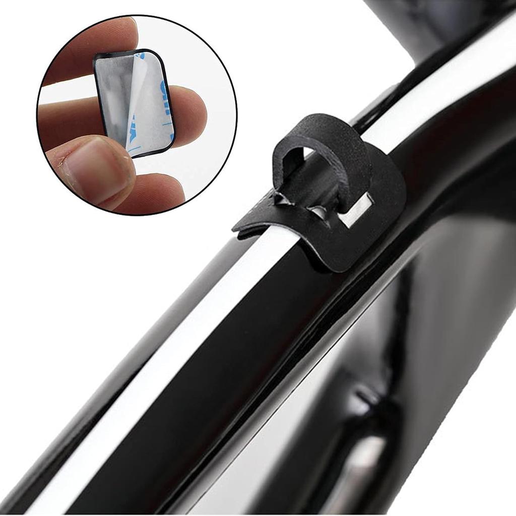 8 Stück/Satz Legierungsrahmen Fahrradklemmen 10 Sätze Flexibel und Robust Multifunktionales Mountainbike Führung