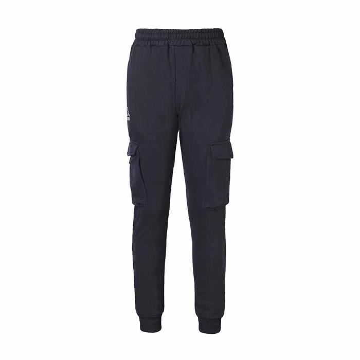 Pantalon Cargo - Logo - Garçon - Bleu - 100% Coton - Coupe Ajustée - Confort Optimal