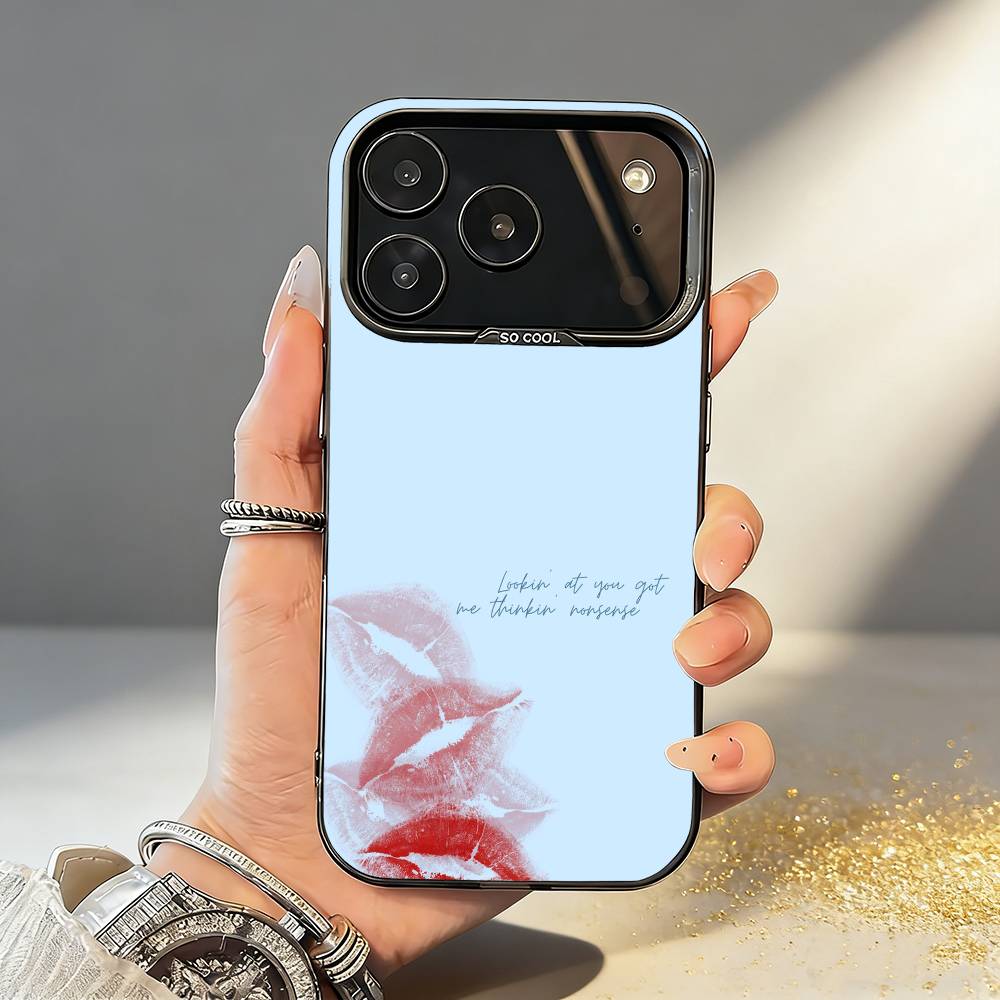 

S-Sabrina Carpenter Singer Phone Case For iPhone17 16 15 14 13 12 Pro Max Grey Black Matte Laser Metallic Aurora Funda iPhone13PROMAX