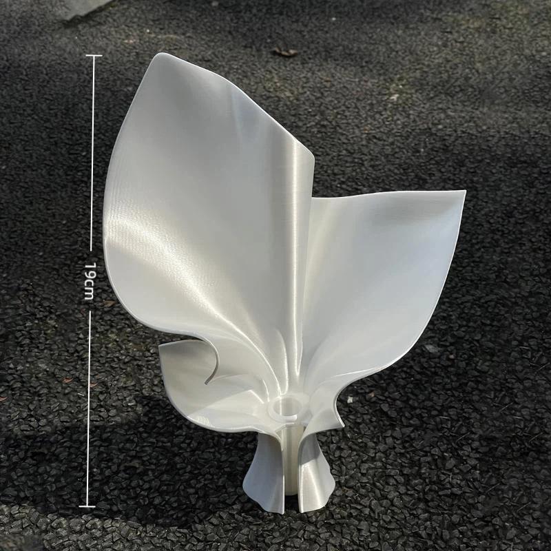 Nordic Style Flower Bouquet Vase 3D Printing Creative Desktop Ornament Modern Art Irregular Flower Display Container Office