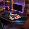 Croatia Football Crest Mouse Pad, Extended Non Slip Rubber Desk Mat for Gaming Office Laptop Fan Gift