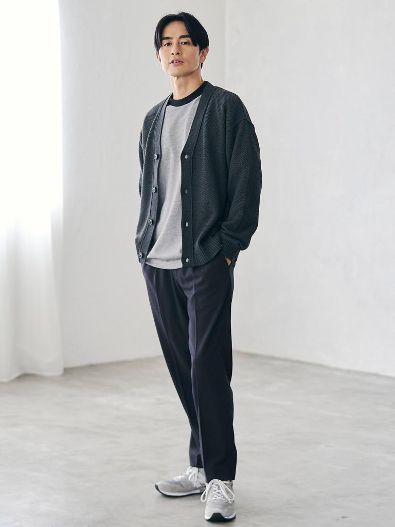 Cohen Cotton-Like Knit Cardigan 75376000002 1970 DK.GRAY(19) L