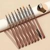 9PCS UV Gel Nail Brush Liner DIY Painting Pen Manicure Acrylic Drawing Brush for Nail Art Design Nails Tip Display Painting Tool