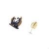 Swan Figurine Resin Metal Art Sculpture European Animal Statue Abstract Ornament for Entrance Desk