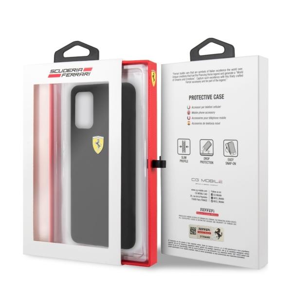 Ferrari Hardcase Fessihcs67Bk S20+ G985Czarny/Black Silicone