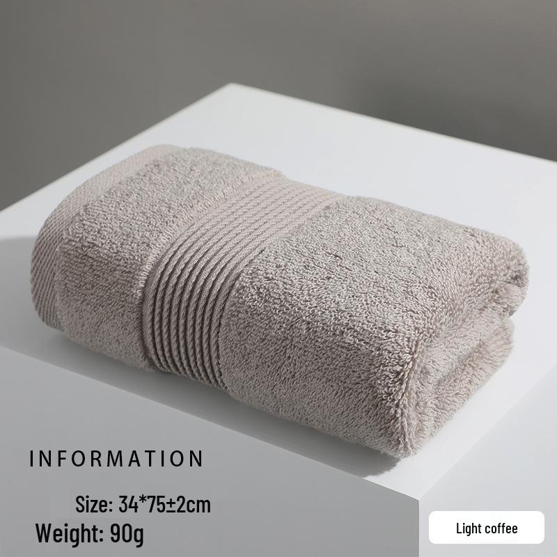 100% A-Grade Antibacterial Cotton Bath Towel - Thick, Soft, Absorbent, Quick-Drying, Adult Size Washcloth