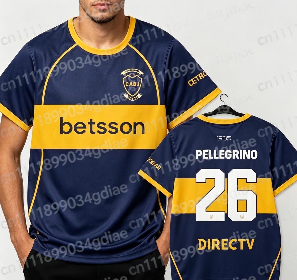 Summer Boca Juniors Football Team 3D Print T-shirt Unisex Style Short Casual Loose T-Shirt for Clothing FamilyMatching