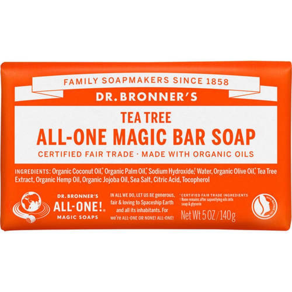 

Доктор. Мыло Bronner Magic, Дерево Берти, 140г