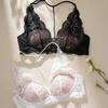 Reggiseno a triangolo push-up senza ferretto in pizzo francese - Estivo Sexy Senza Schiena Chiusura Anteriore