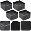 4Pcs Heavy Duty Bed Risers Furniture Frame Lifts Couch Heightening Pads Rubber Furniture Feet Riser Fridge Mats