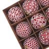 9 Pieces Christmas Ball Ornaments Hanging Ornament for Party Holiday Bedroom