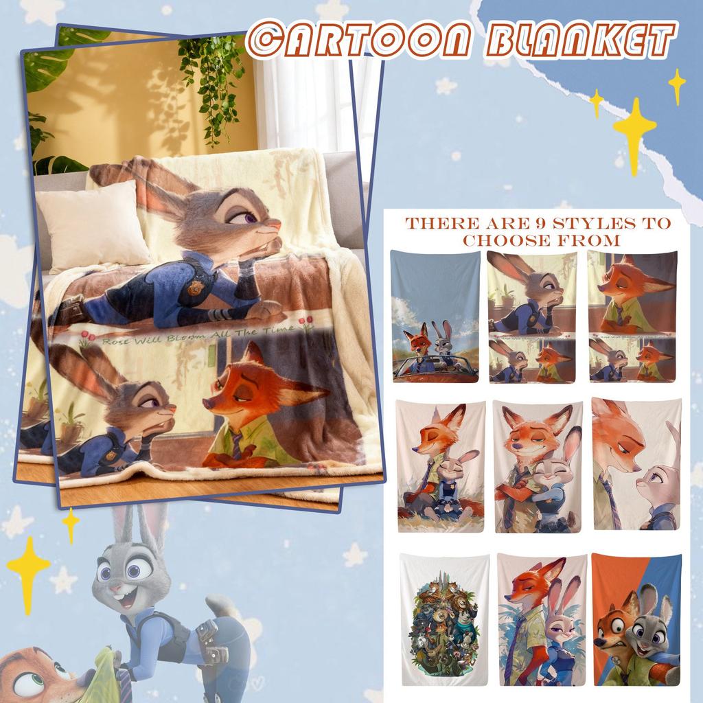 Anime Pattern Blanket Flannel Skin-friendly Non-irritating Suitable For Baby Physique Fans Gift