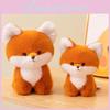 Cute Fox Plush Toy Desk Companion With Soft Pp Cotton For Office Decor And Gift