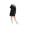 Nike Rochie Sportswear Essential Culoare Solidă Broderie Logo Mic Tricot Sport Mânecă Lungă Rochie Femei rochii Negru CU6509-010