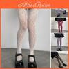 Hollow Out Fishnet Sexy New Lace Vertical Strips Pantyhose Tights Women Stockings Thigh Highs